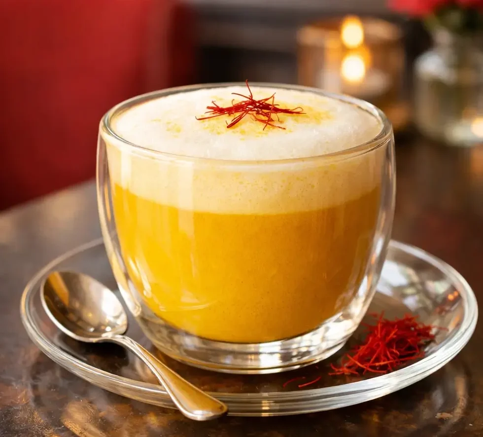Saffron Latte